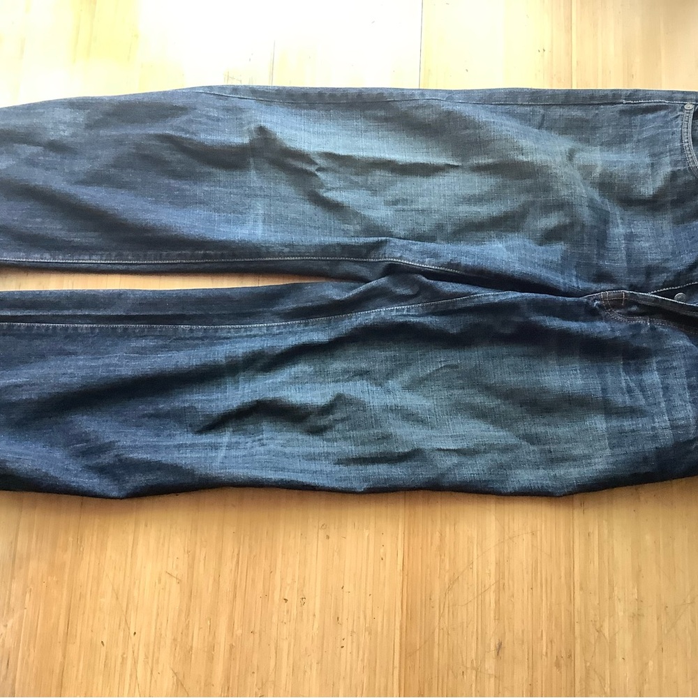 7 For All Mankind Men's Deep Blue Relaxed Jeans